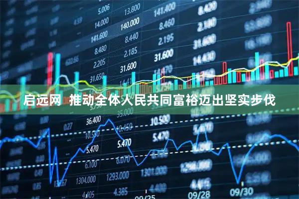 启远网  推动全体人民共同富裕迈出坚实步伐
