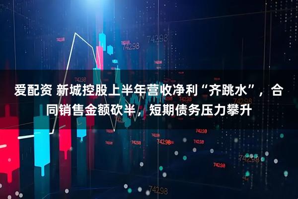 爱配资 新城控股上半年营收净利“齐跳水”，合同销售金额砍半，短期债务压力攀升