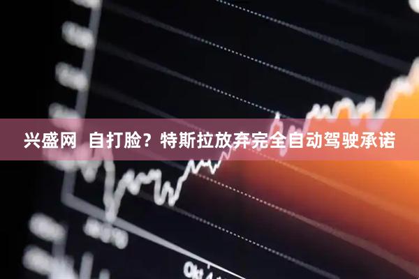 兴盛网  自打脸？特斯拉放弃完全自动驾驶承诺