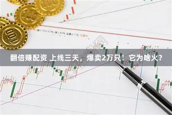 翻倍赚配资 上线三天，爆卖2万只！它为啥火？